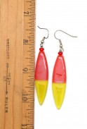 Color Blocked Long Earrings